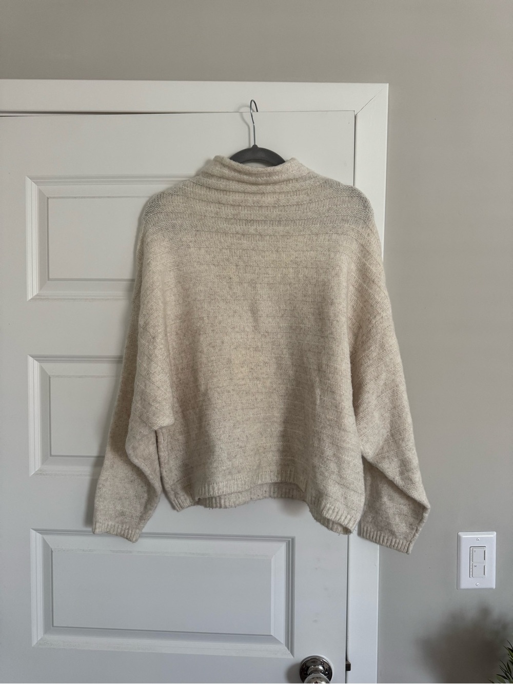Prologue Neutral Cream Turtleneck Sweater